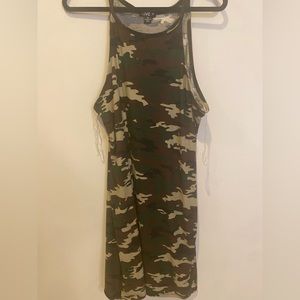 2X. LOVE. Camo bodycon midi dress. Never worn.